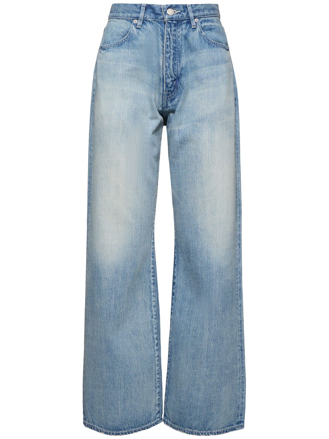 Faded Light Selvedge Denim Jeans