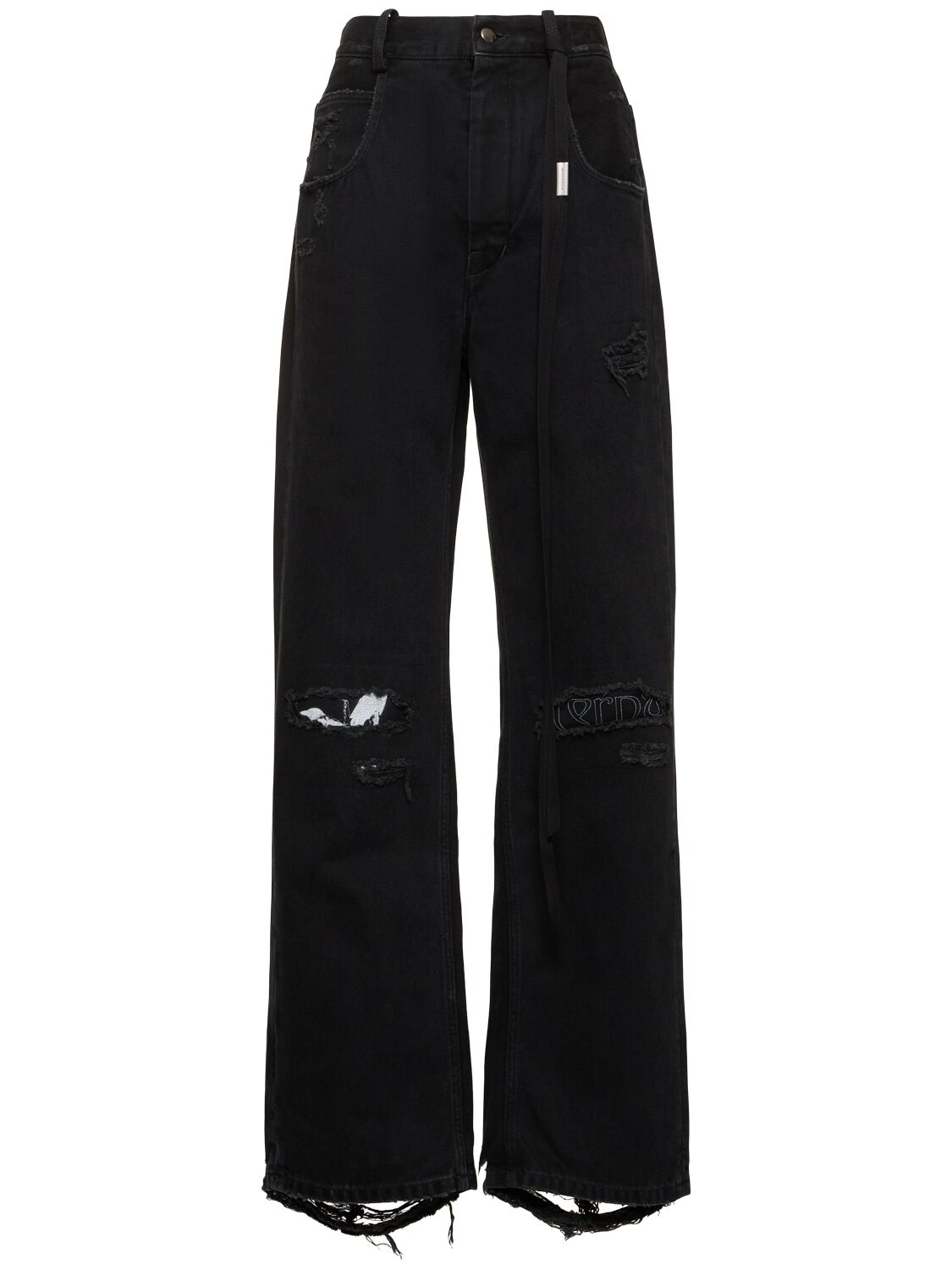 Jean Ample En Denim À 5 Poches Claire - ANN DEMEULEMEESTER - Modalova