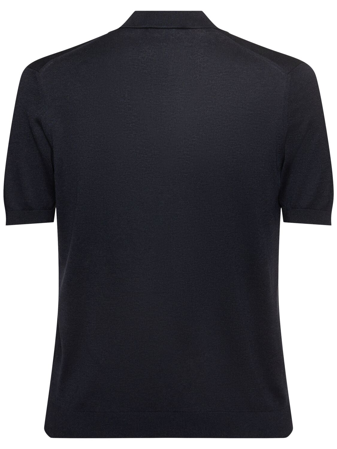 Shop Tagliatore Keith Silk Polo