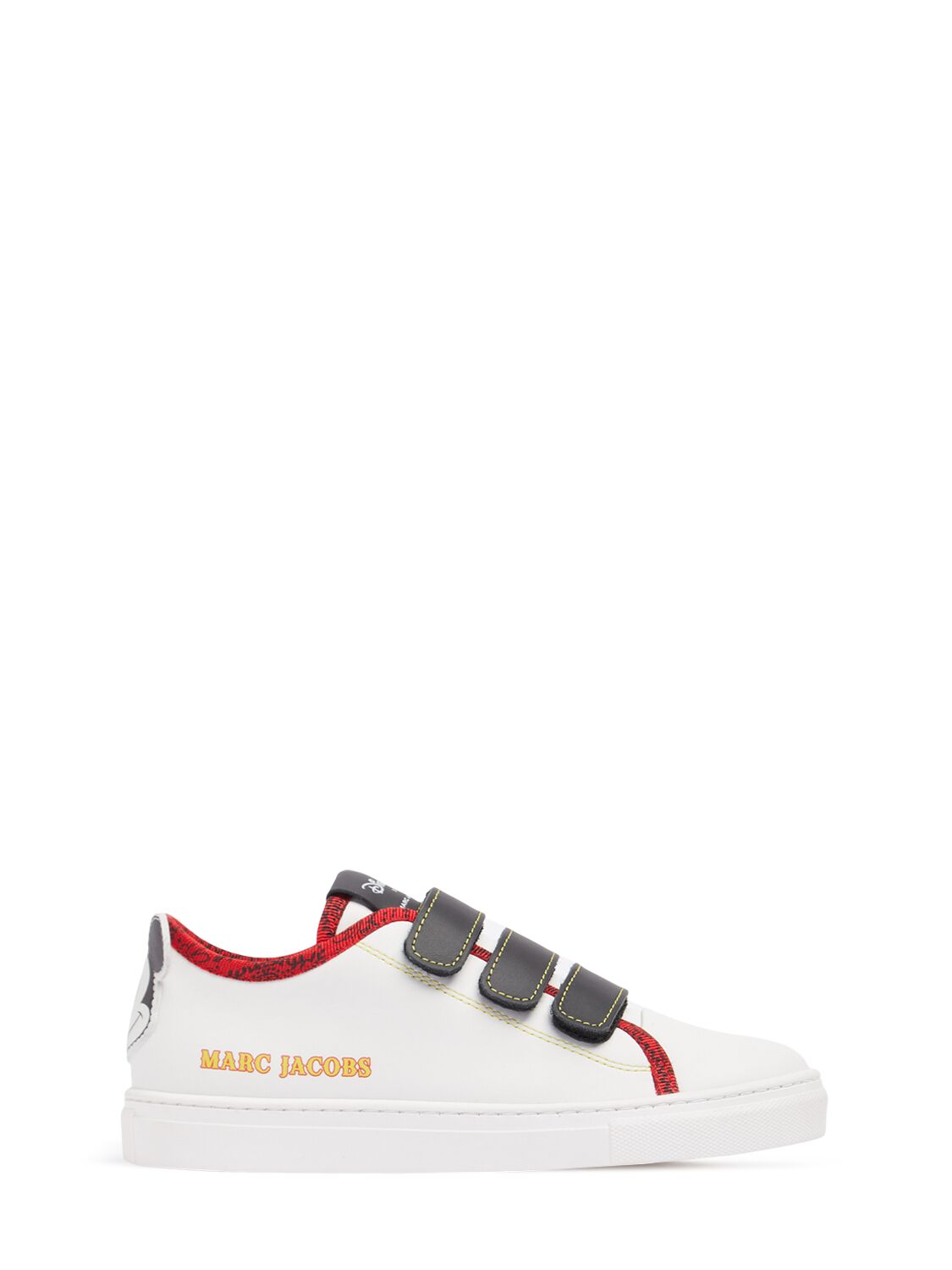 Marc Jacobs Leather Strap Sneakers W/logo