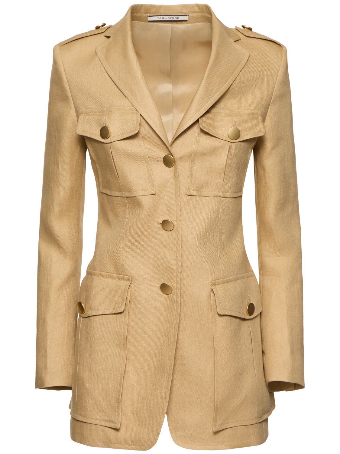 Tagliatore J Giamila Linen Safari Jacket