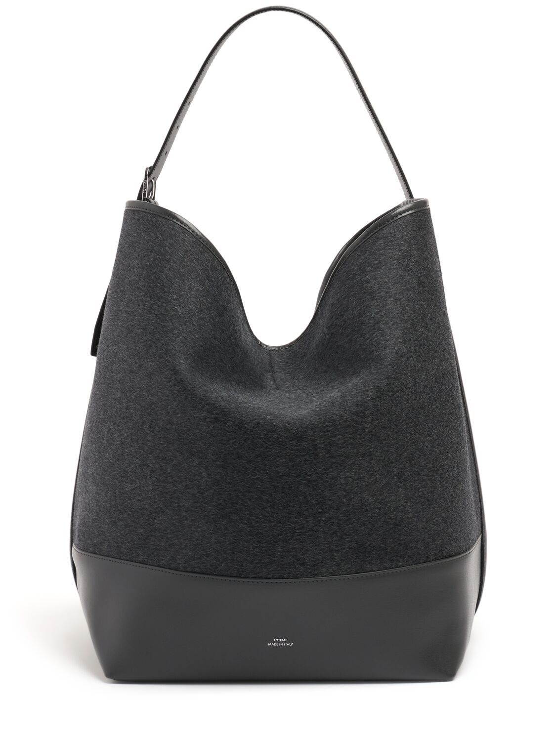 Totême Belted Doublé Wool Tote Bag