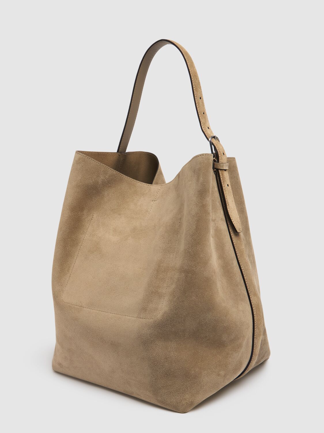 Totême Belted Suede Tote Bag