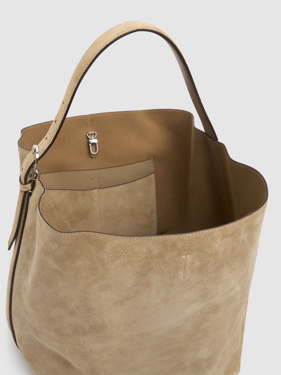 Totême Belted Suede Tote Bag