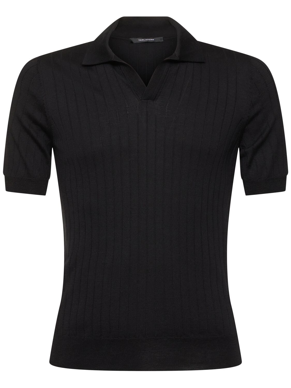 Polo Côtelé En Soie Et Coton Posh - TAGLIATORE - Modalova