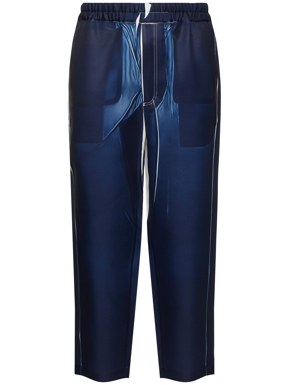 Pantalon En Sergé Imprimé Garment - COMME DES GARÇONS SHIRT - Modalova