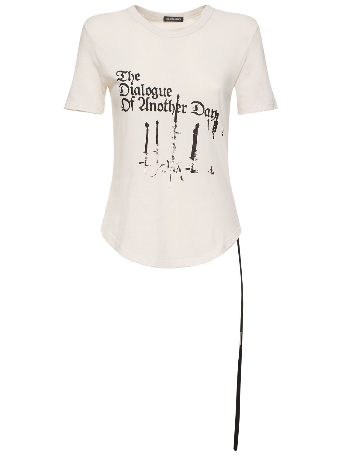 Ann Demeulemeester Floor Micro Jersey Printed T-shirt