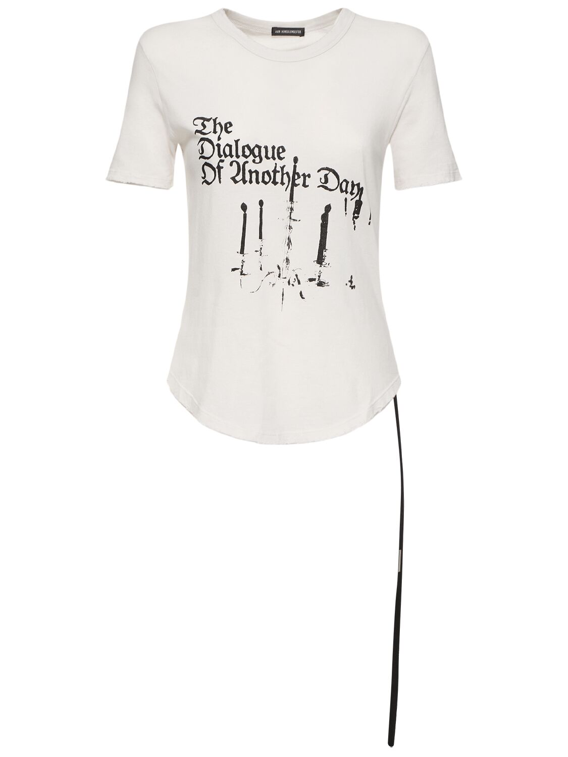 ANN DEMEULEMEESTER Floor Micro Jersey Printed T-shirt