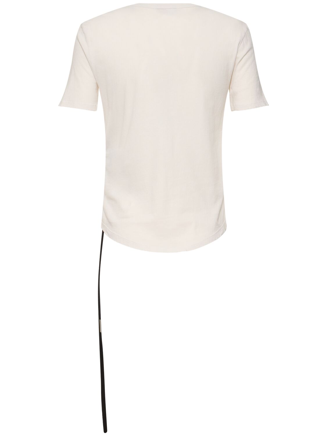 ANN DEMEULEMEESTER FLOOR MICRO JERSEY PRINTED T-SHIRT 