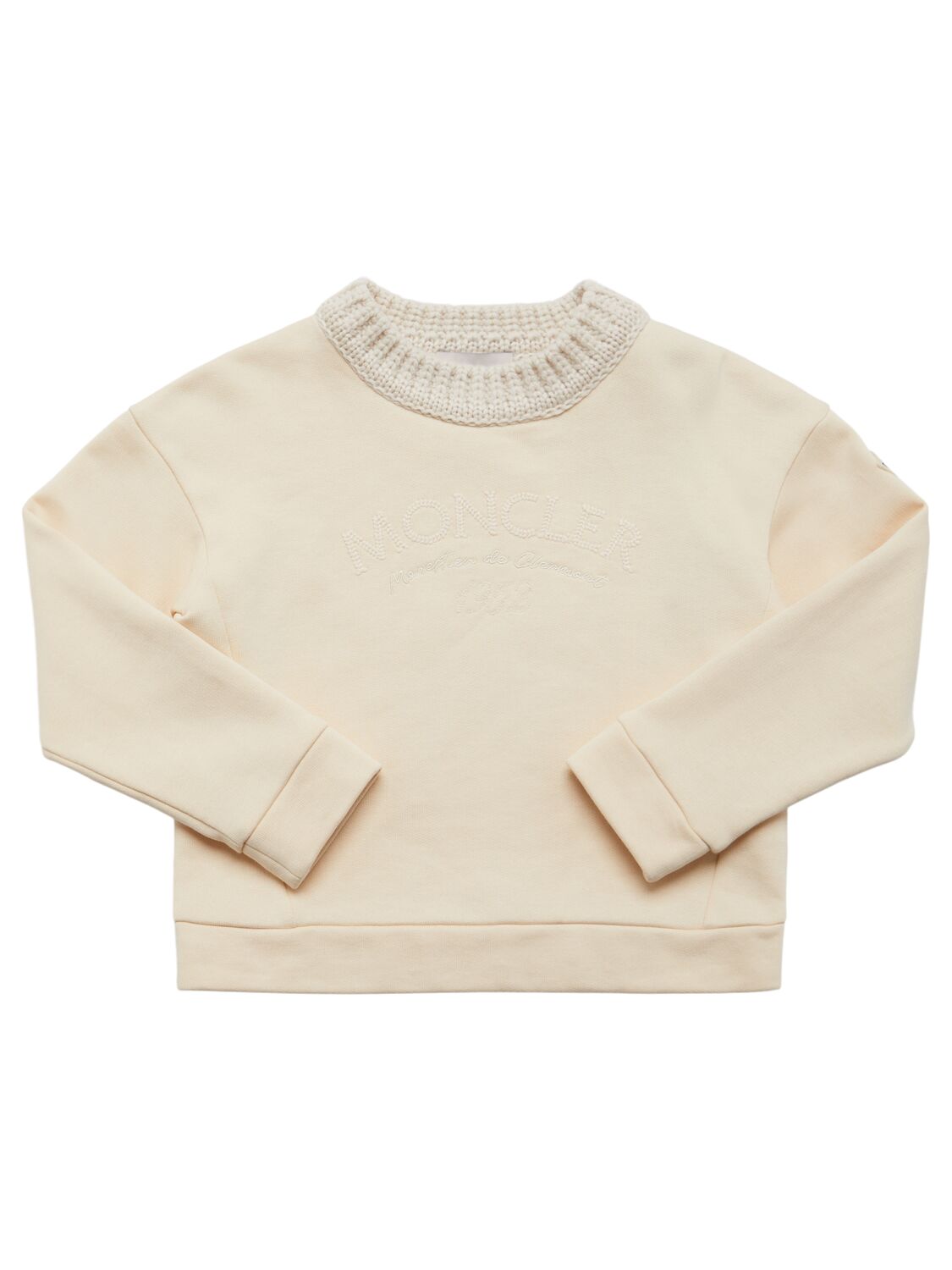 Moncler Embroidered Logo Cotton T-shirt