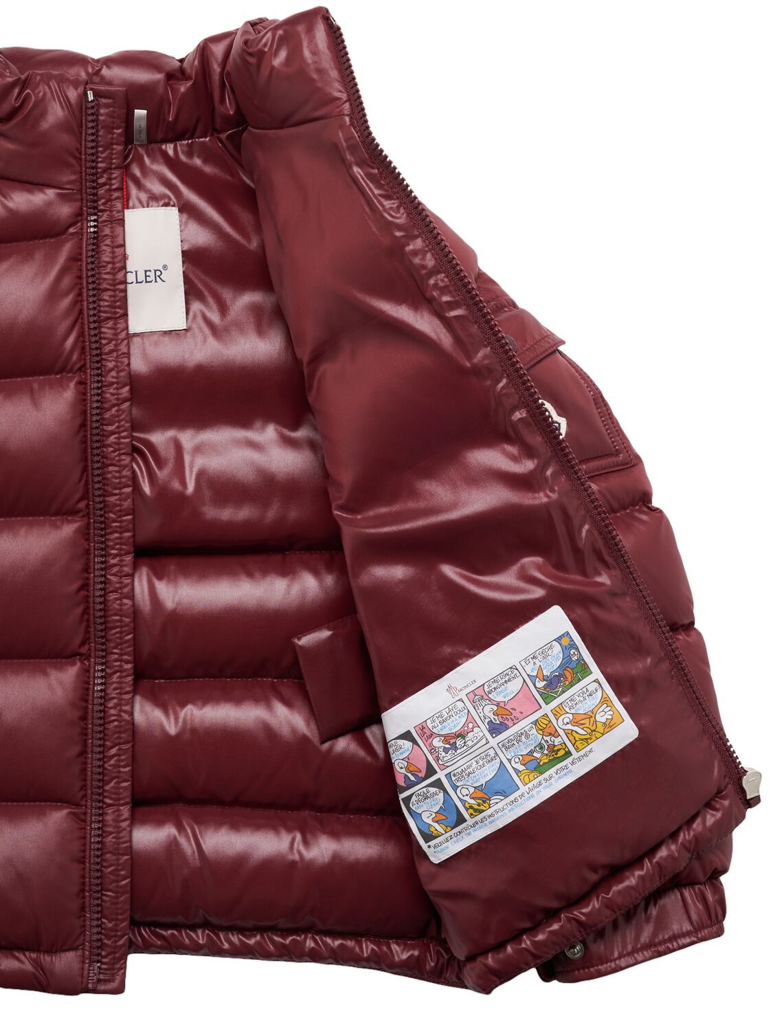 Moncler New  Maya Nylon Down Jacket In Red