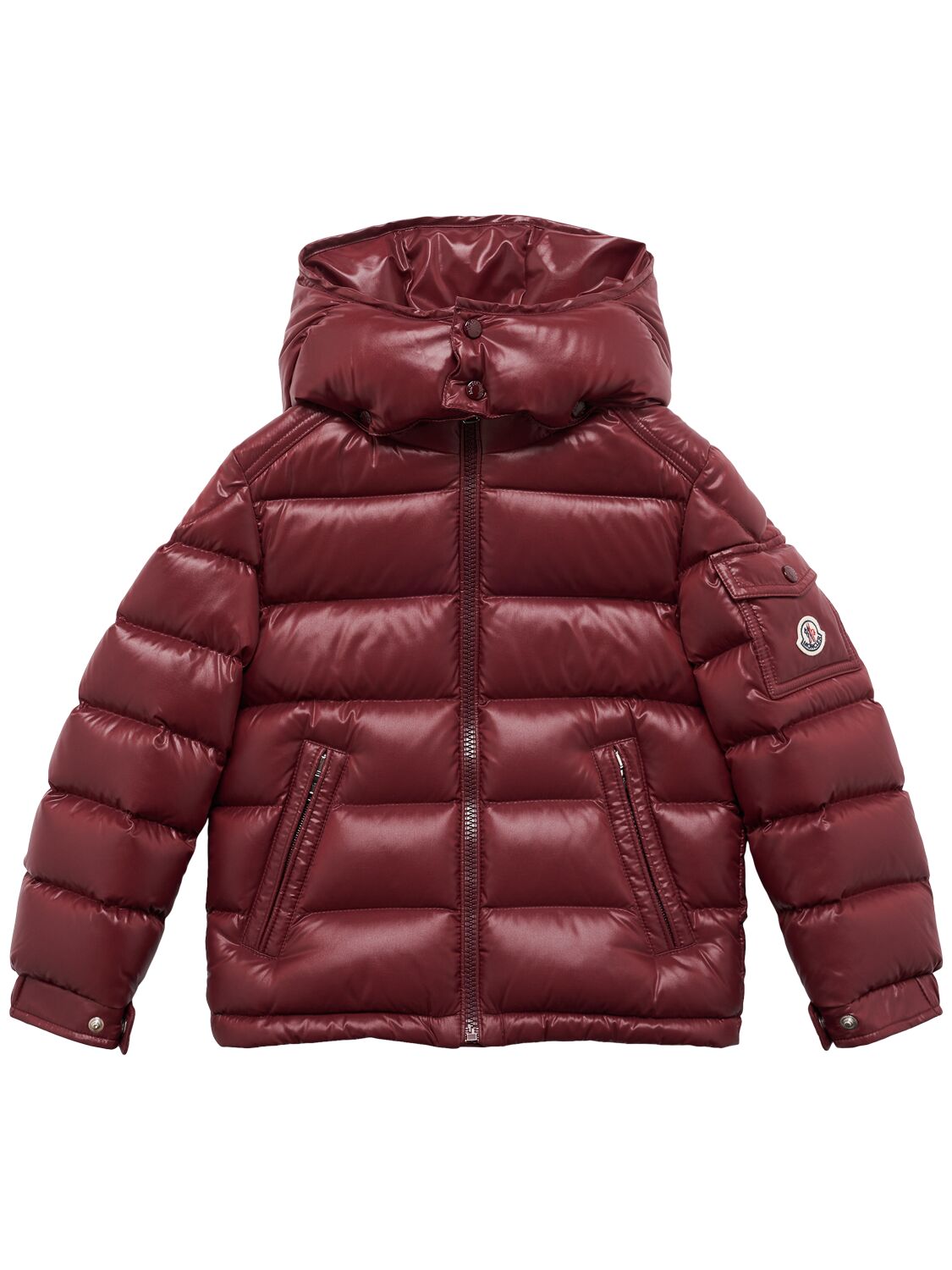 Moncler New  Maya Nylon Down Jacket In Red