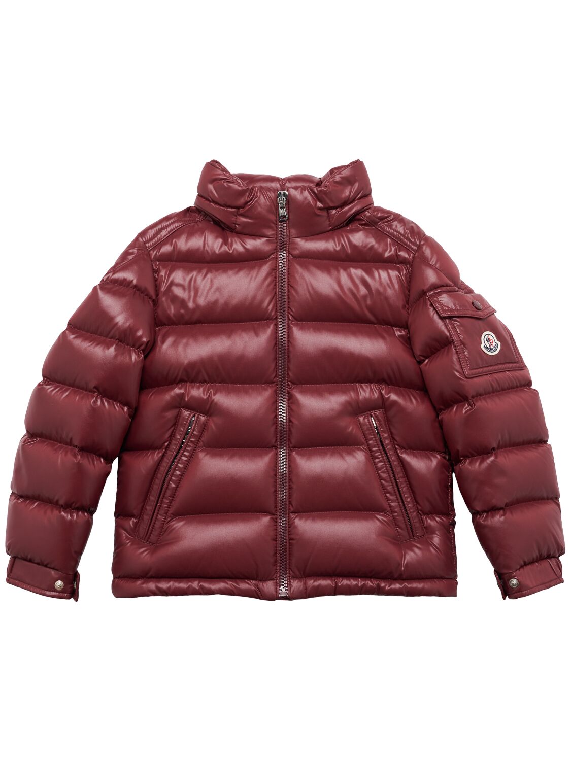 Moncler New  Maya Nylon Down Jacket In Red