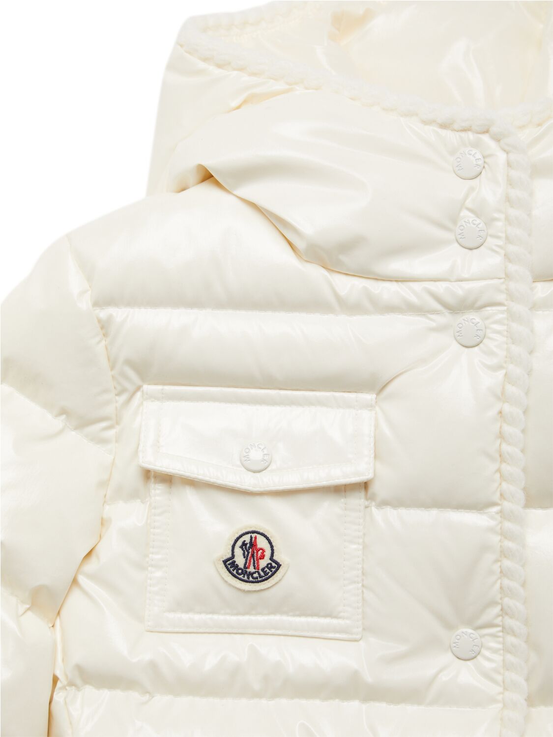 Moncler Glareins Nylon Down Jacket In White