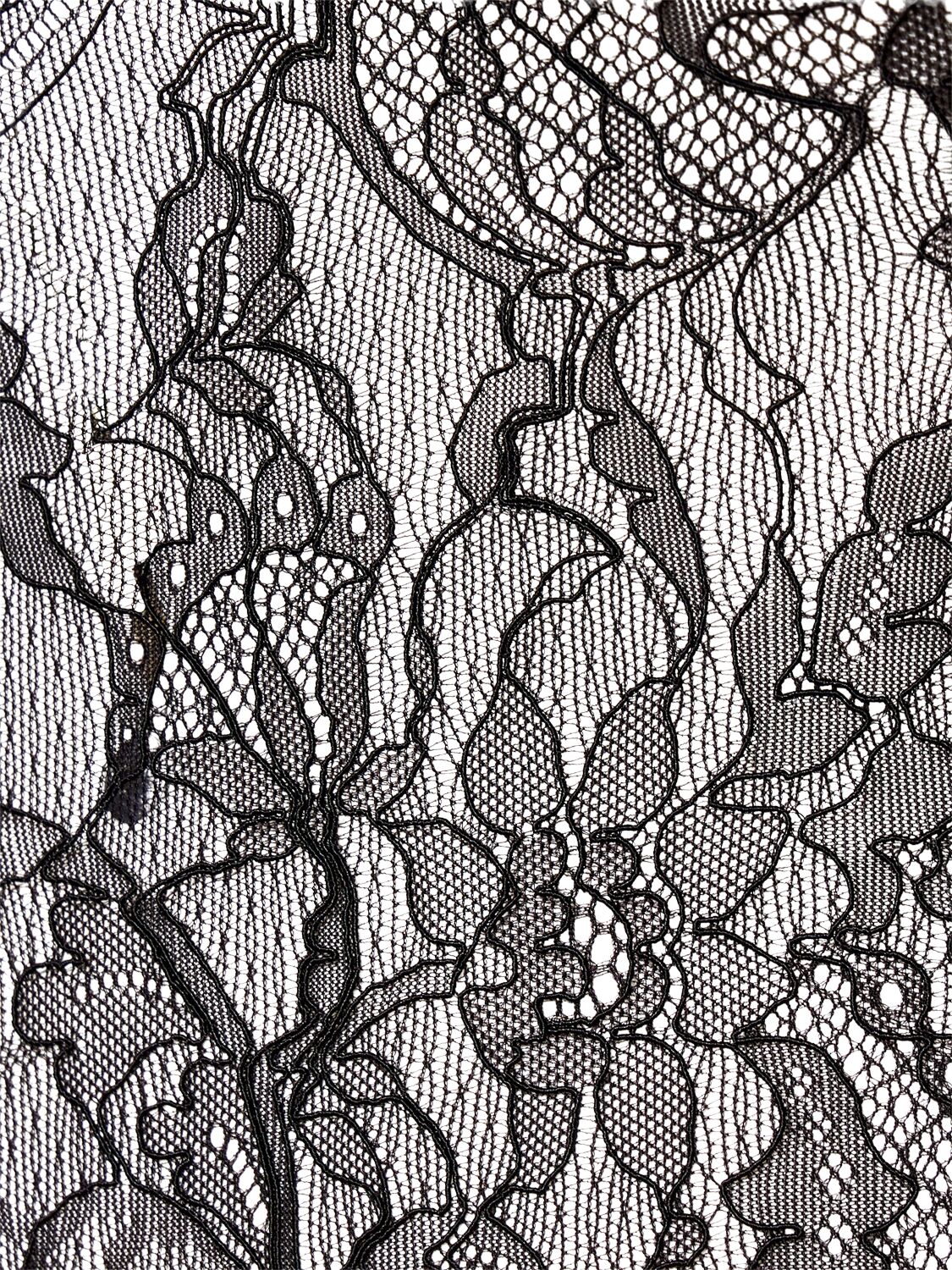 WARDROBE.NYC LACE CAP SLEEVE NYLON BODYSUIT 