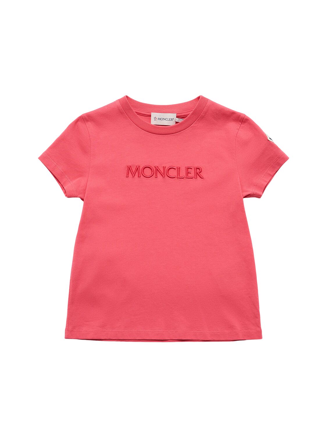 Moncler Embroidered Logo Cotton T-shirt