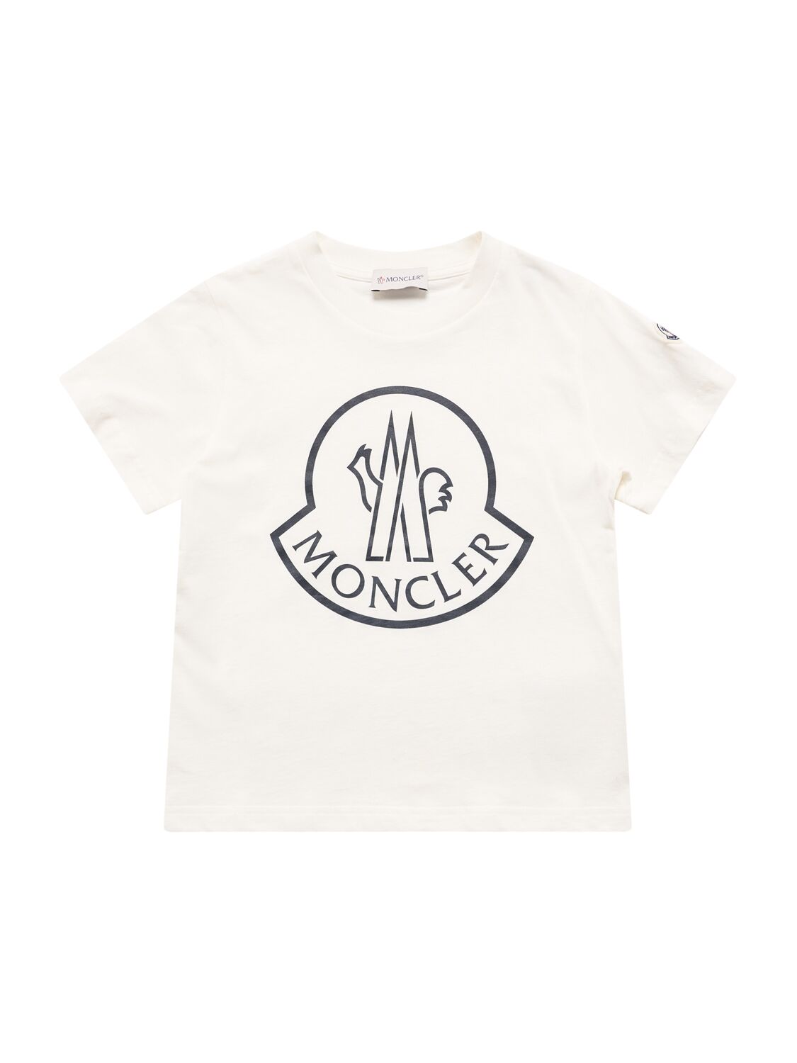 MONCLER Printed Logo Cotton T-shirt