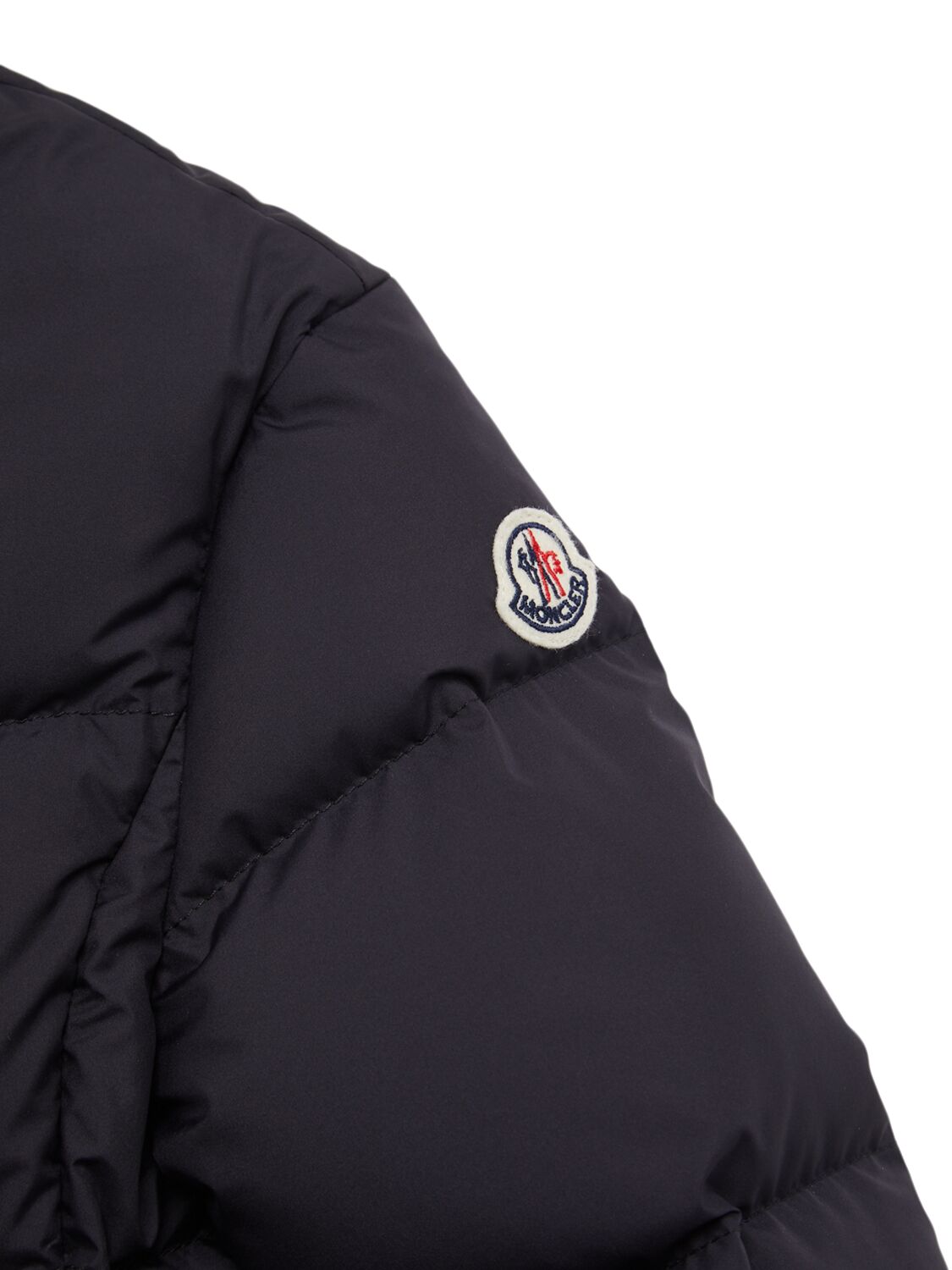 Moncler Cermasa Tech Down Jacket In Black