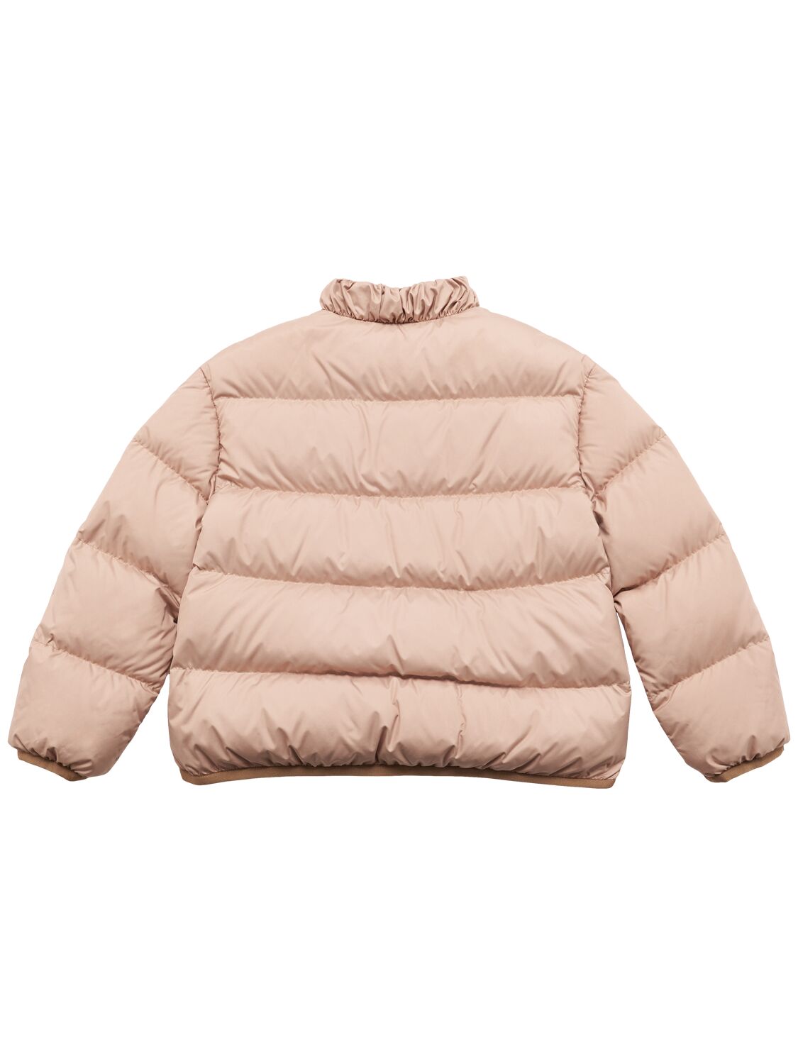 Moncler Ora Tech Down Jacket In Pink