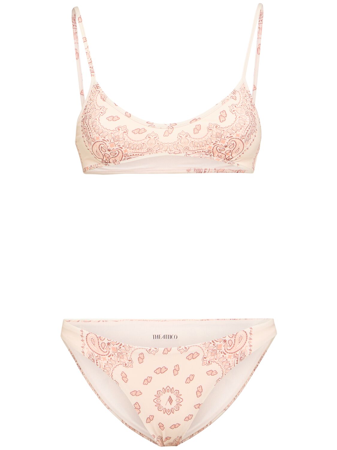 Bikini En Lycra Imprimé Bandana - THE ATTICO - Modalova