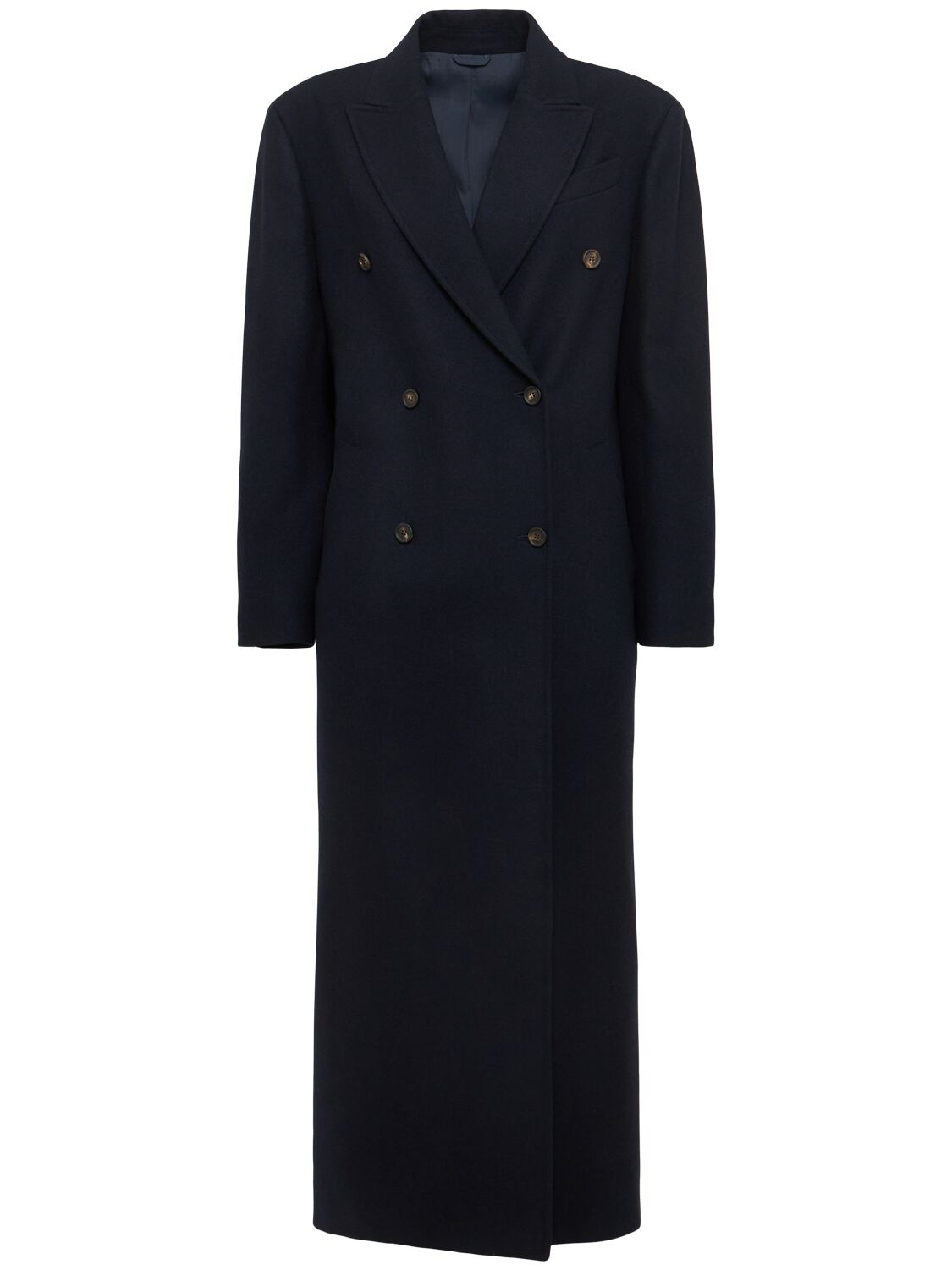Manteau À Double Boutonnage En Laine Mélangée - BRUNELLO CUCINELLI - Modalova