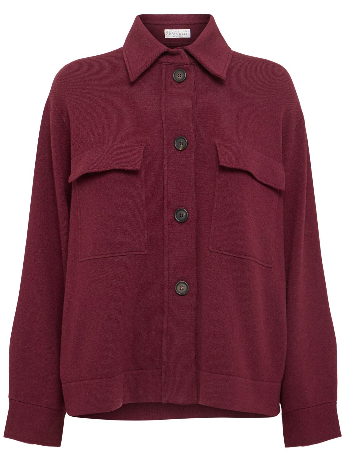 Cardigan En Laine Mélangée - BRUNELLO CUCINELLI - Modalova