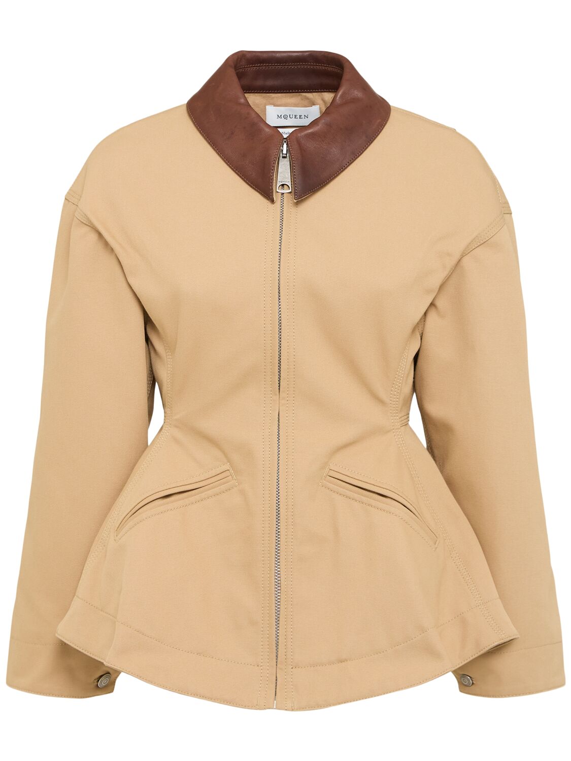 Cotton Short Jacket - MCQUEEN - Modalova