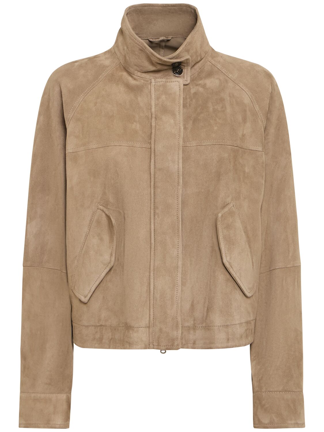 Veste En Cuir - BRUNELLO CUCINELLI - Modalova
