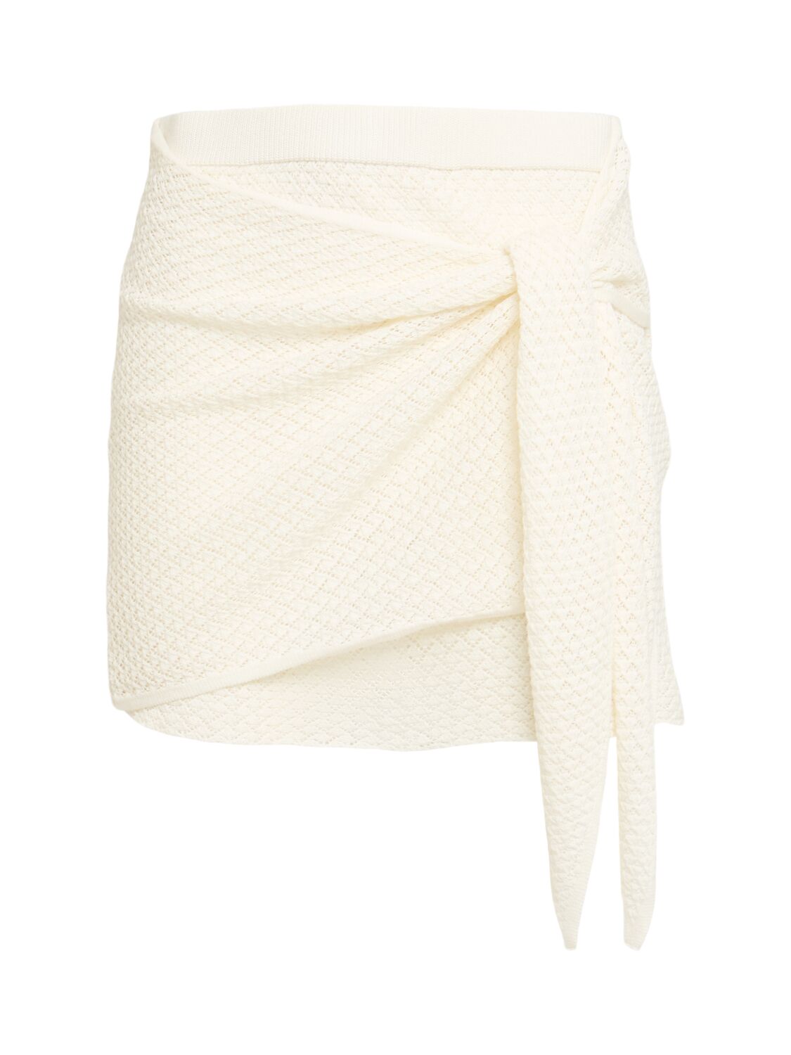 Jupe Portefeuille Courte En Maille Tanzania - THE GARMENT - Modalova