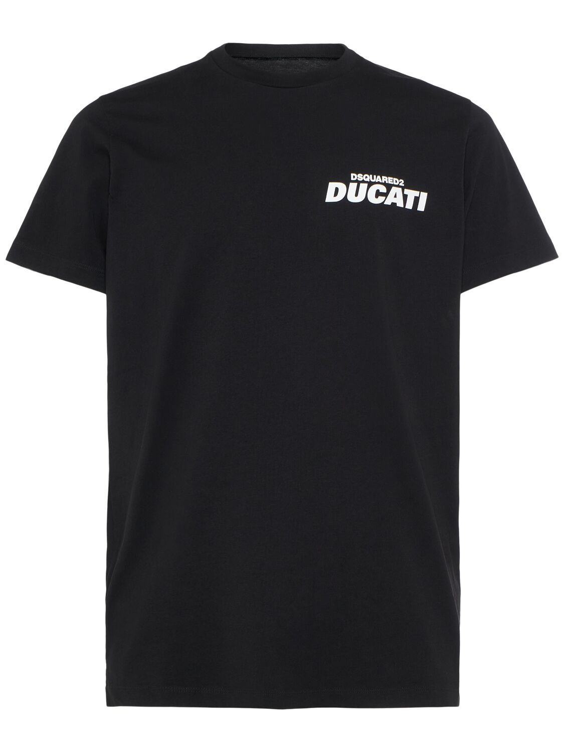 Ducati Cigarette Fit Cotton T-shirt - DSQUARED2 - Modalova
