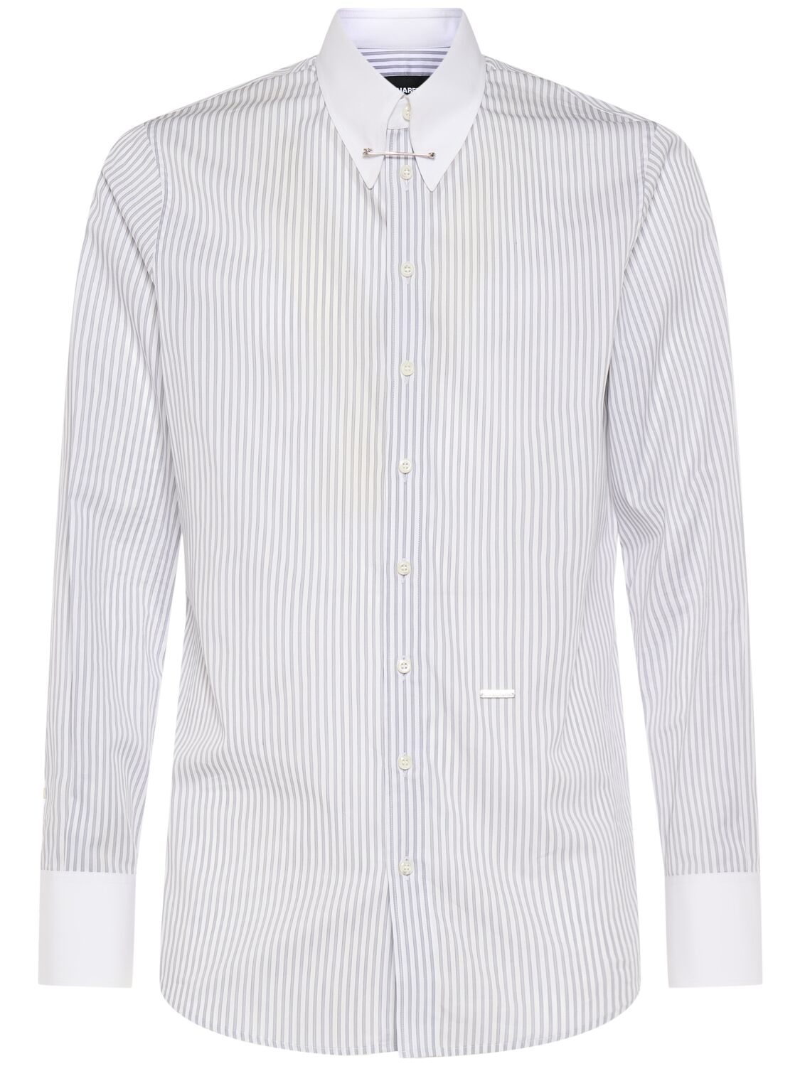 Business Man Cotton Shirt W/pin - DSQUARED2 - Modalova