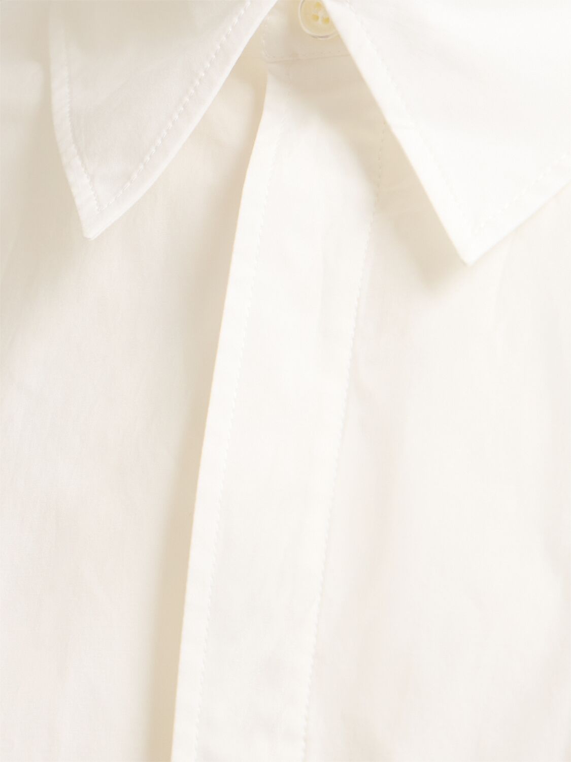 Jean Paul Gaultier Shirt W/ Strap Detail In White