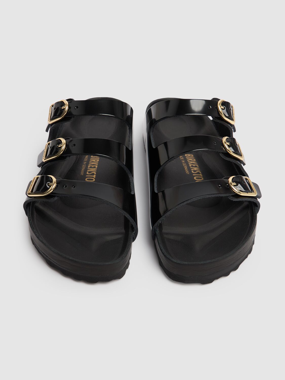 Birkenstock Florida Dbuckle Exquisite Shine Fit S Shoes
