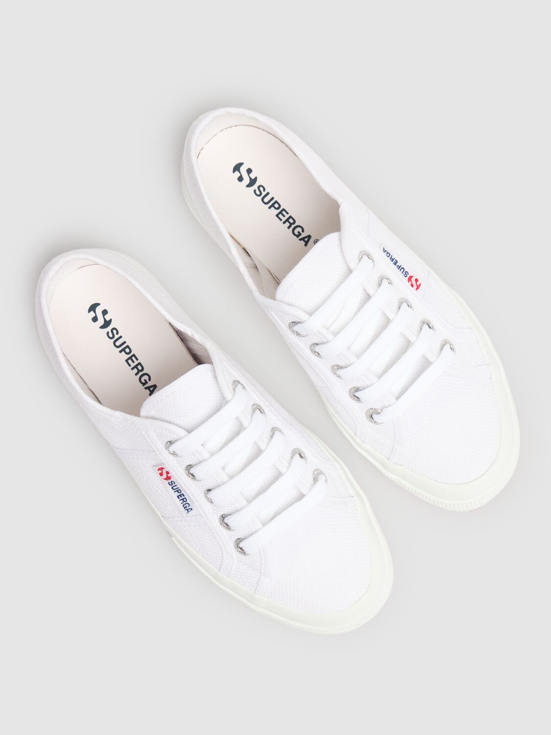 Shop Superga Cotton Lace-up Sneakers