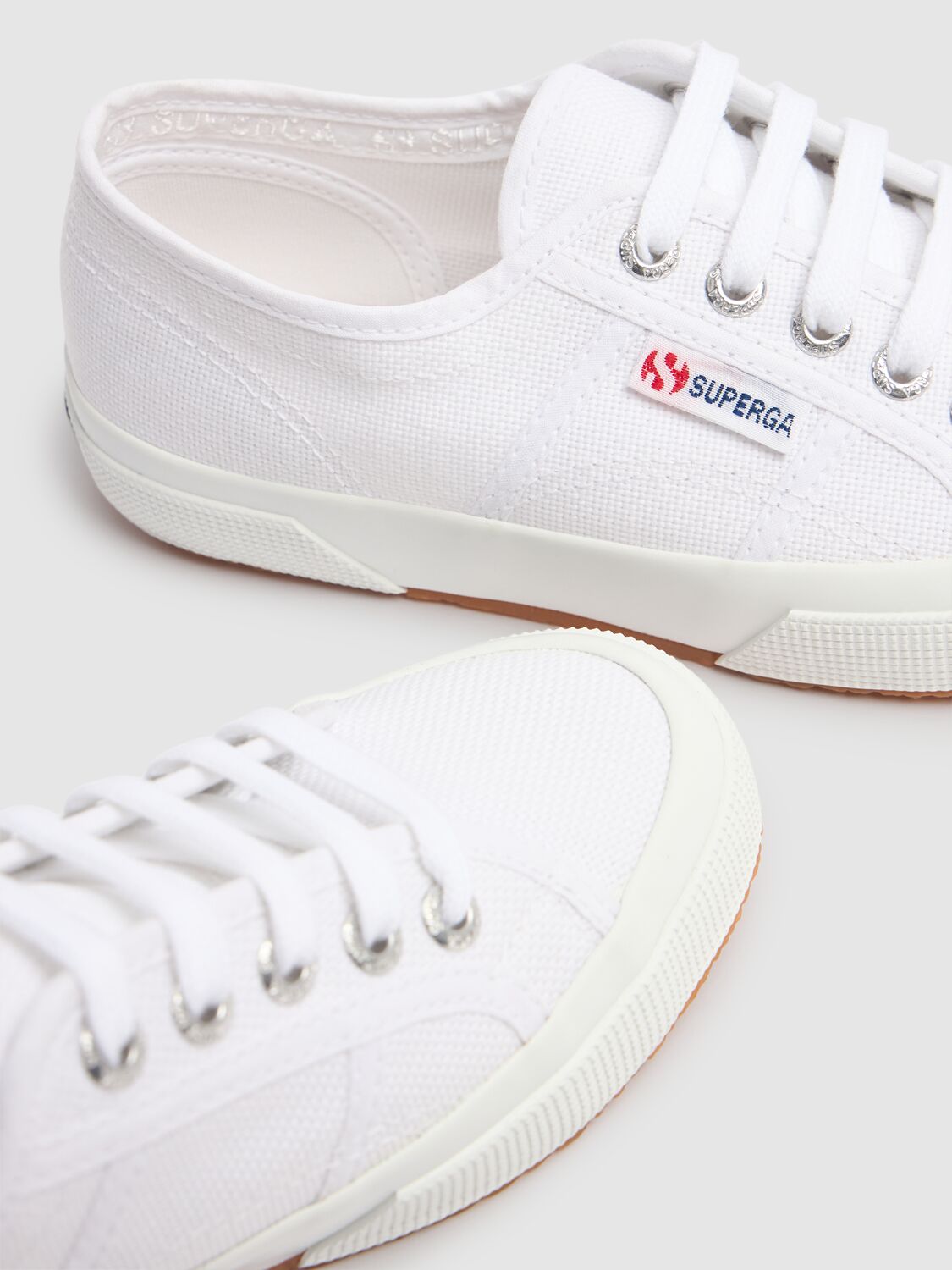 Shop Superga Cotton Lace-up Sneakers