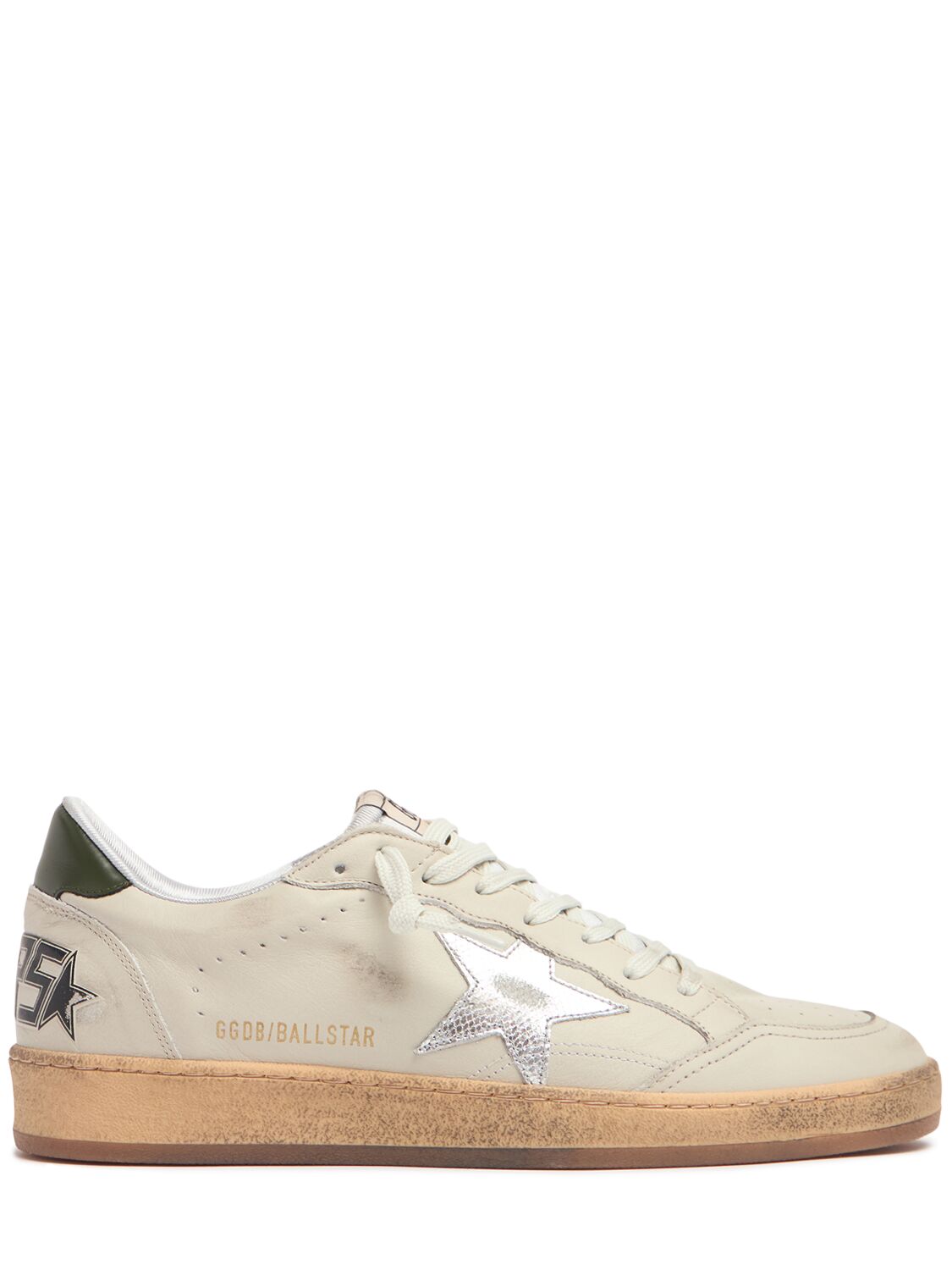 Sneakers En Cuir Ballstar - GOLDEN GOOSE - Modalova