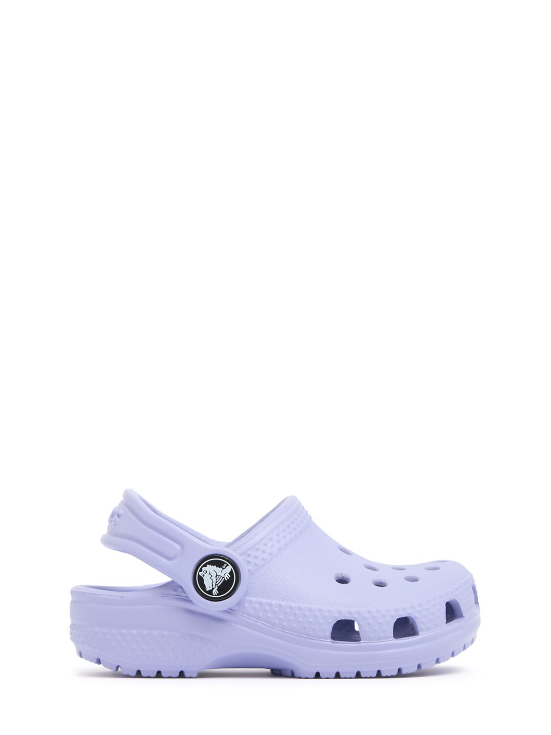 Crocs Womens Blue Calcite Classic Brand-embossed Rubber Clogs Eur 41 / 8 Uk In Blue