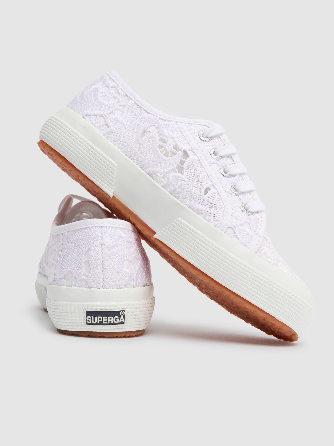 Superga 2750-kids Macramé Lace-up Sneakers