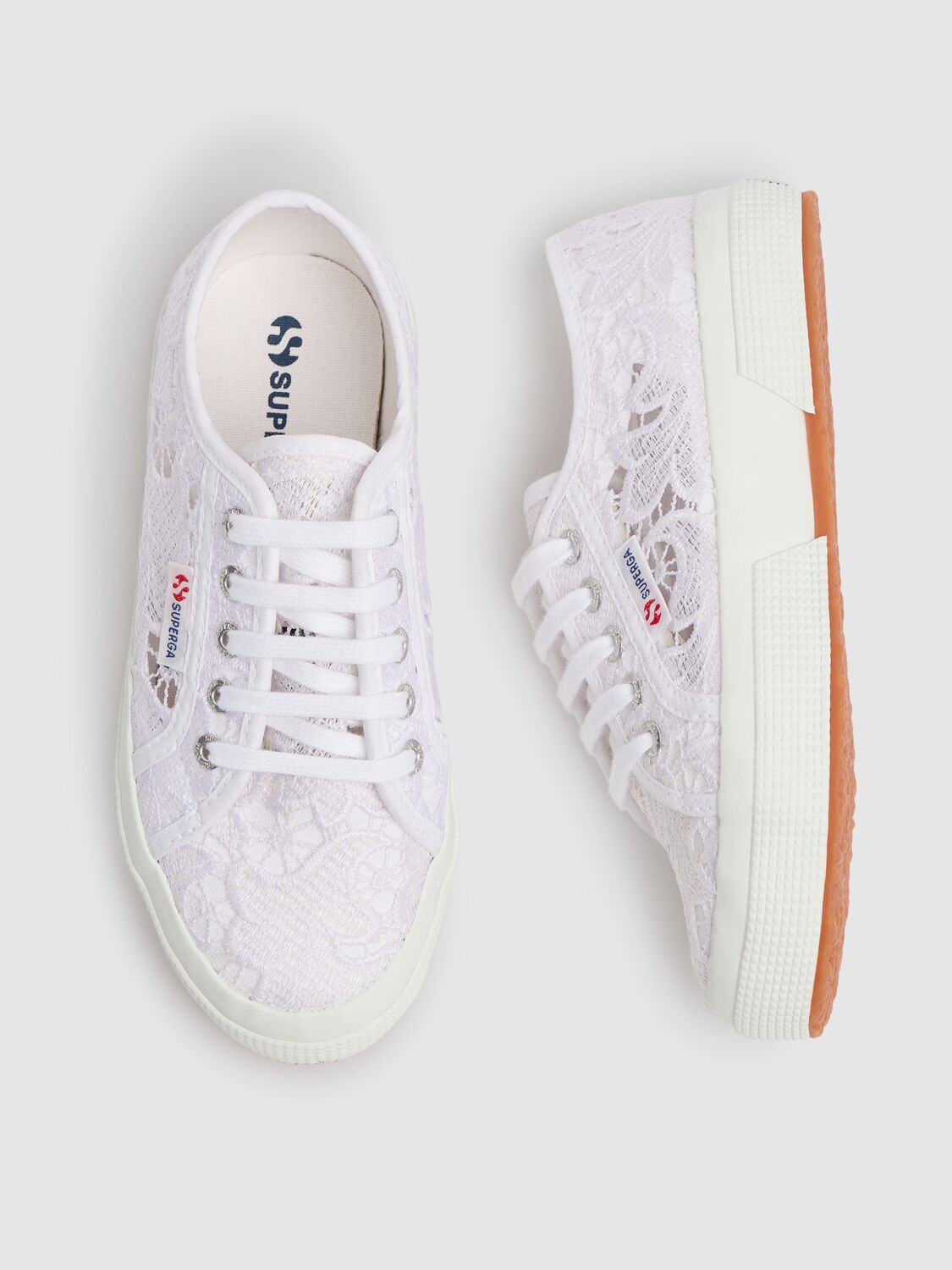 Superga 2750-kids Macramé Lace-up Sneakers