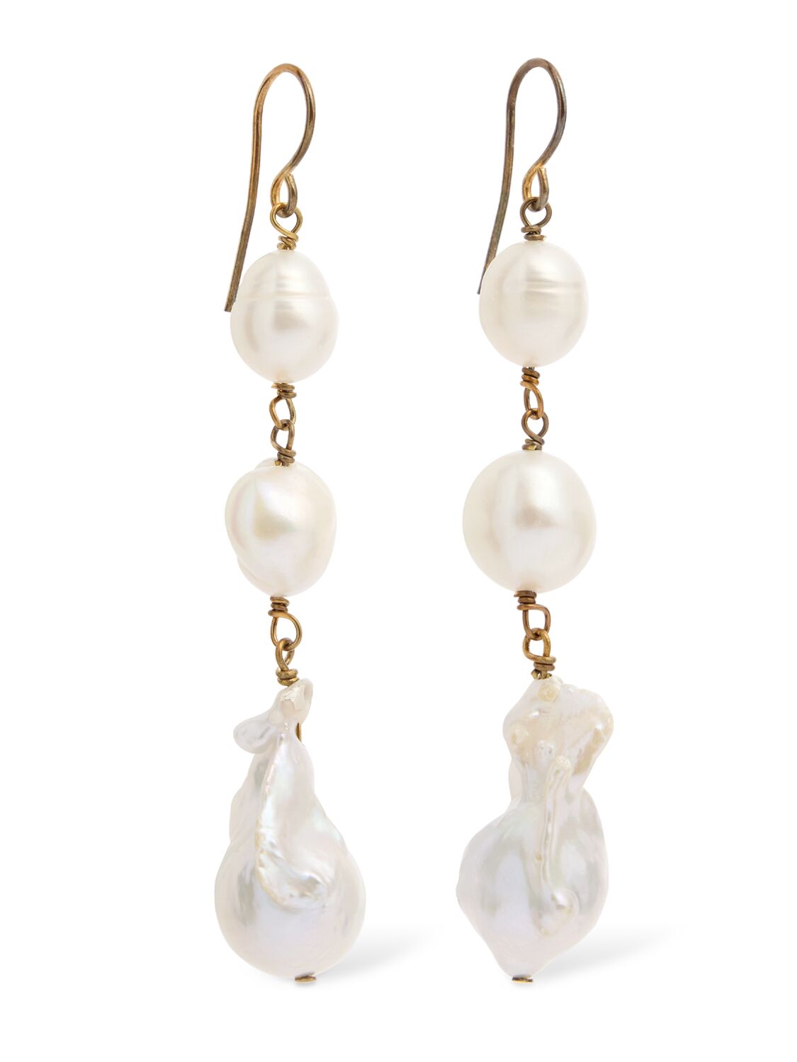 Grainy 2 Drop Earrings - JIL SANDER - Modalova