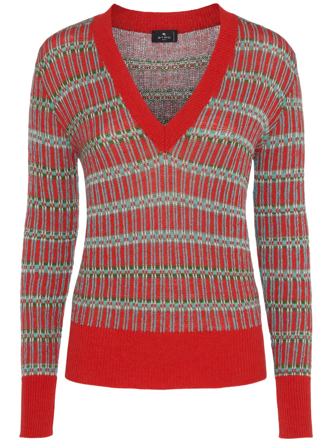 Etro Jacquard Wool-blend Sweater