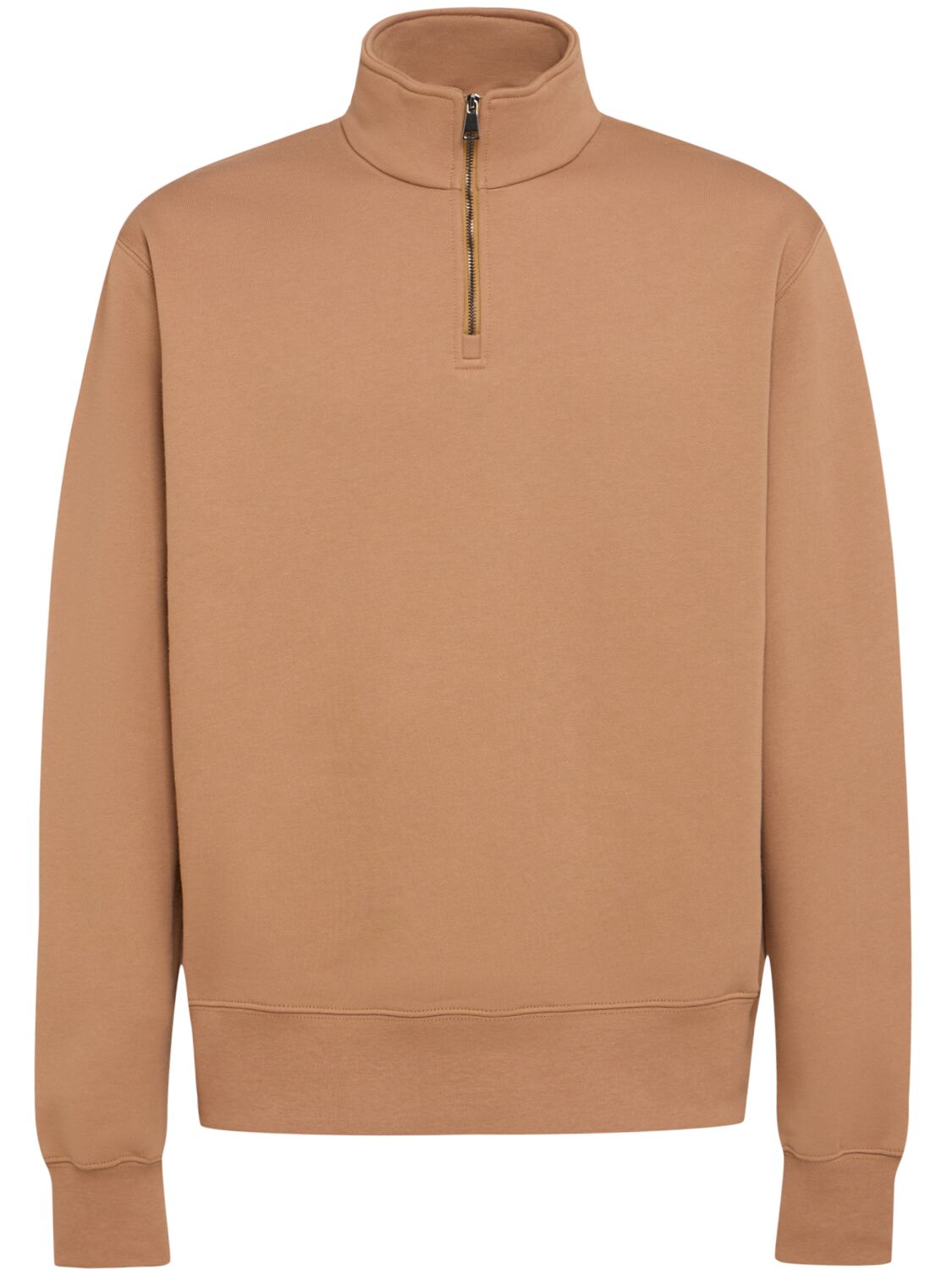 Half-zip Cotton Sweatshirt