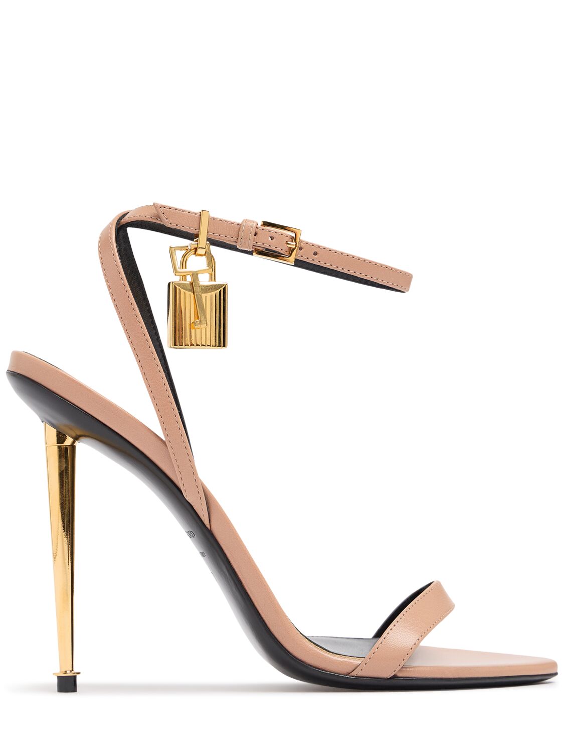 Sandales En Cuir Padlock 105 Mm - TOM FORD - Modalova