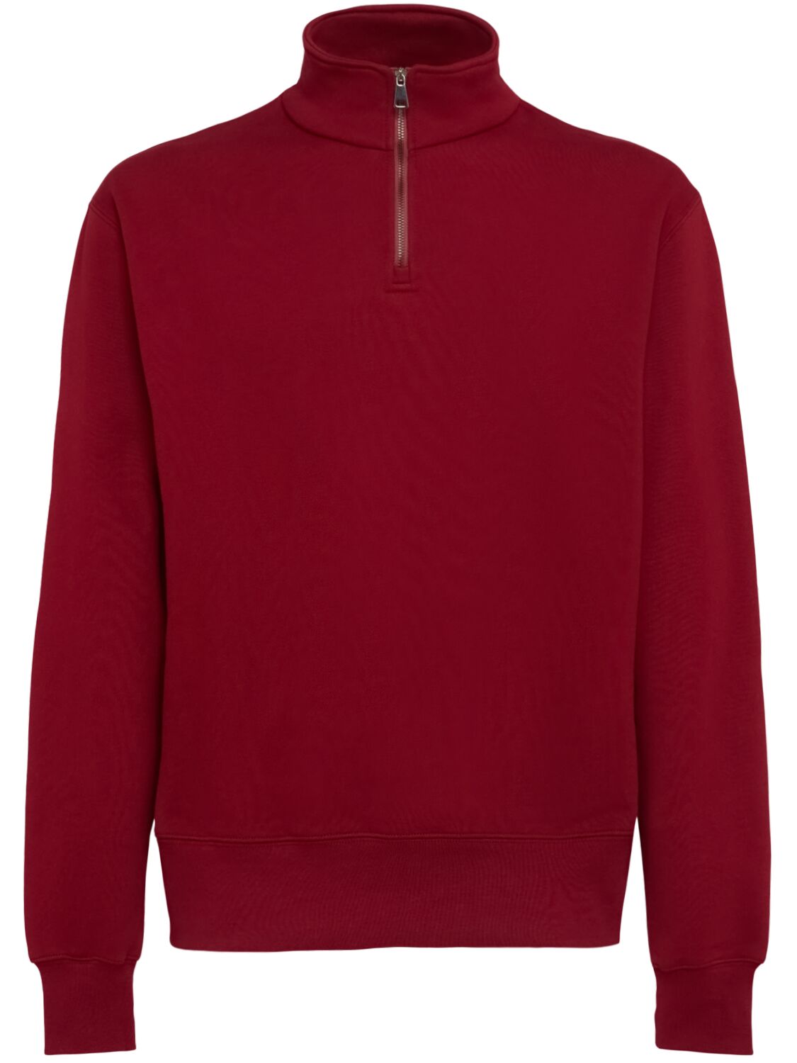 Half-zip Cotton Sweatshirt