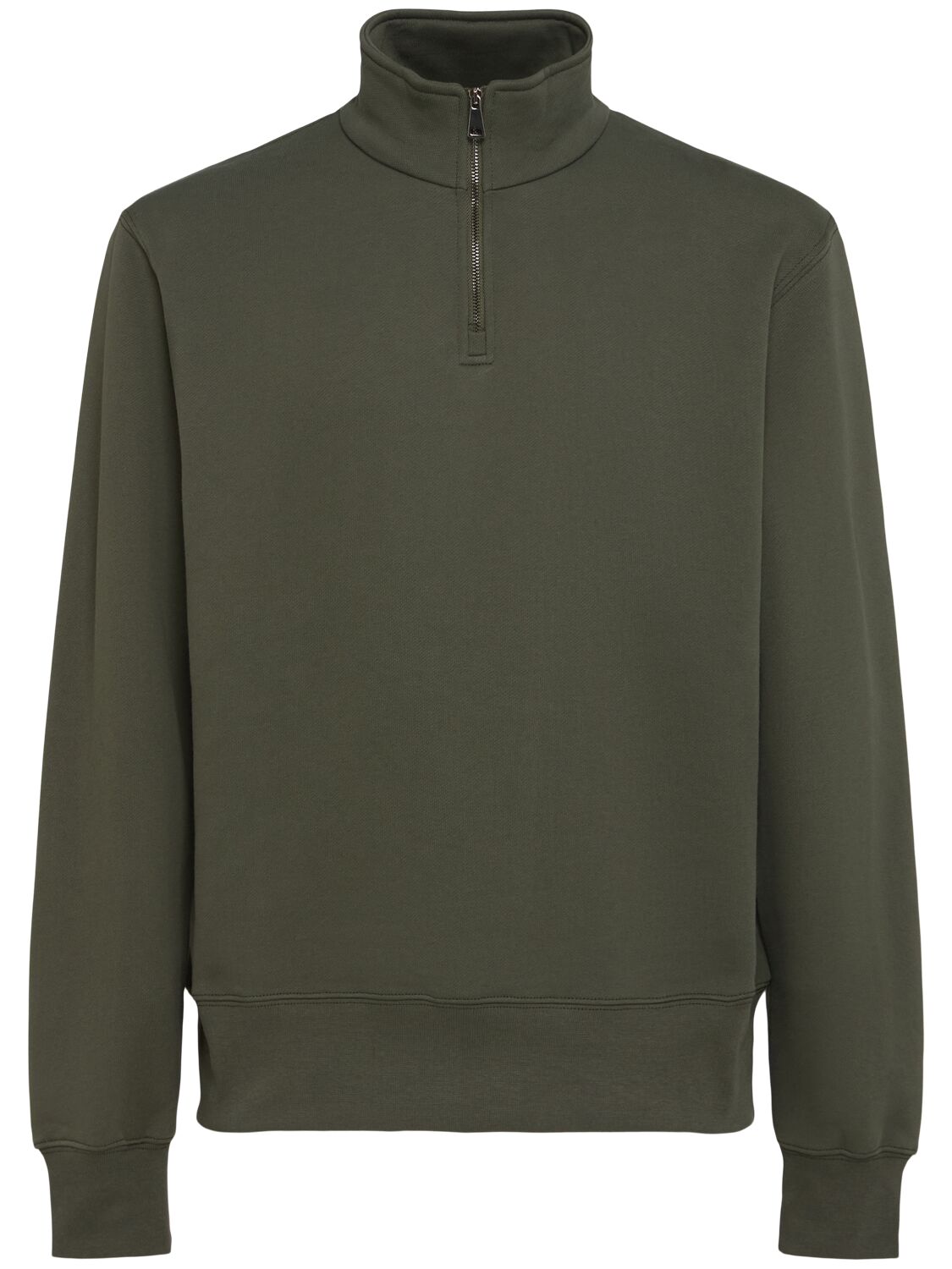 Half-zip Cotton Sweatshirt