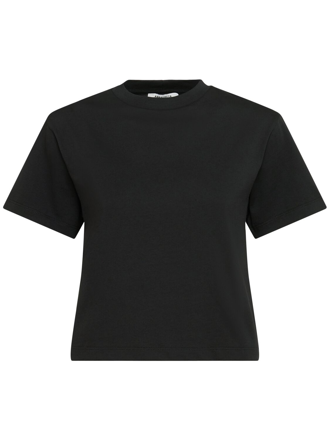 Greta Cropped Cotton T-shirt