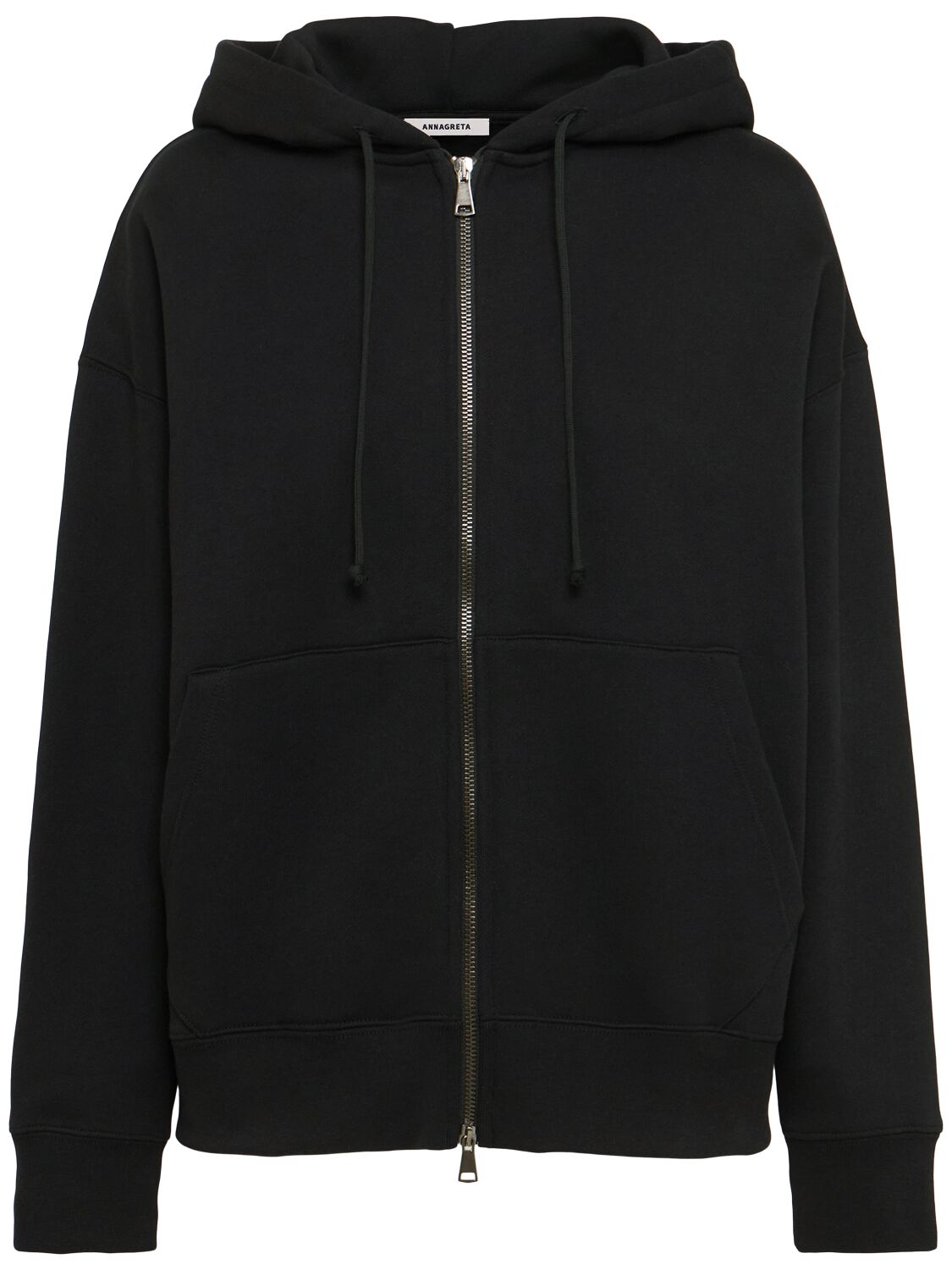 Grace Full-zip Cotton Sweatshirt Hoodie