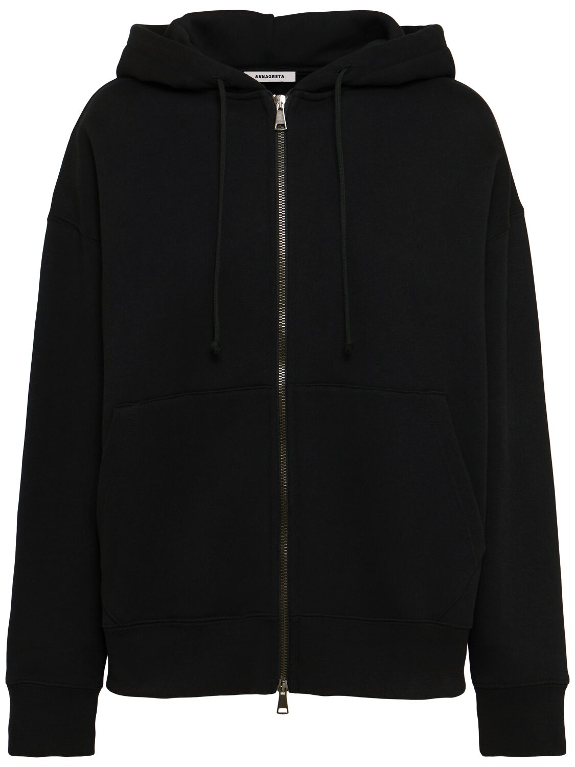 Grace Full-zip Cotton Sweatshirt Hoodie