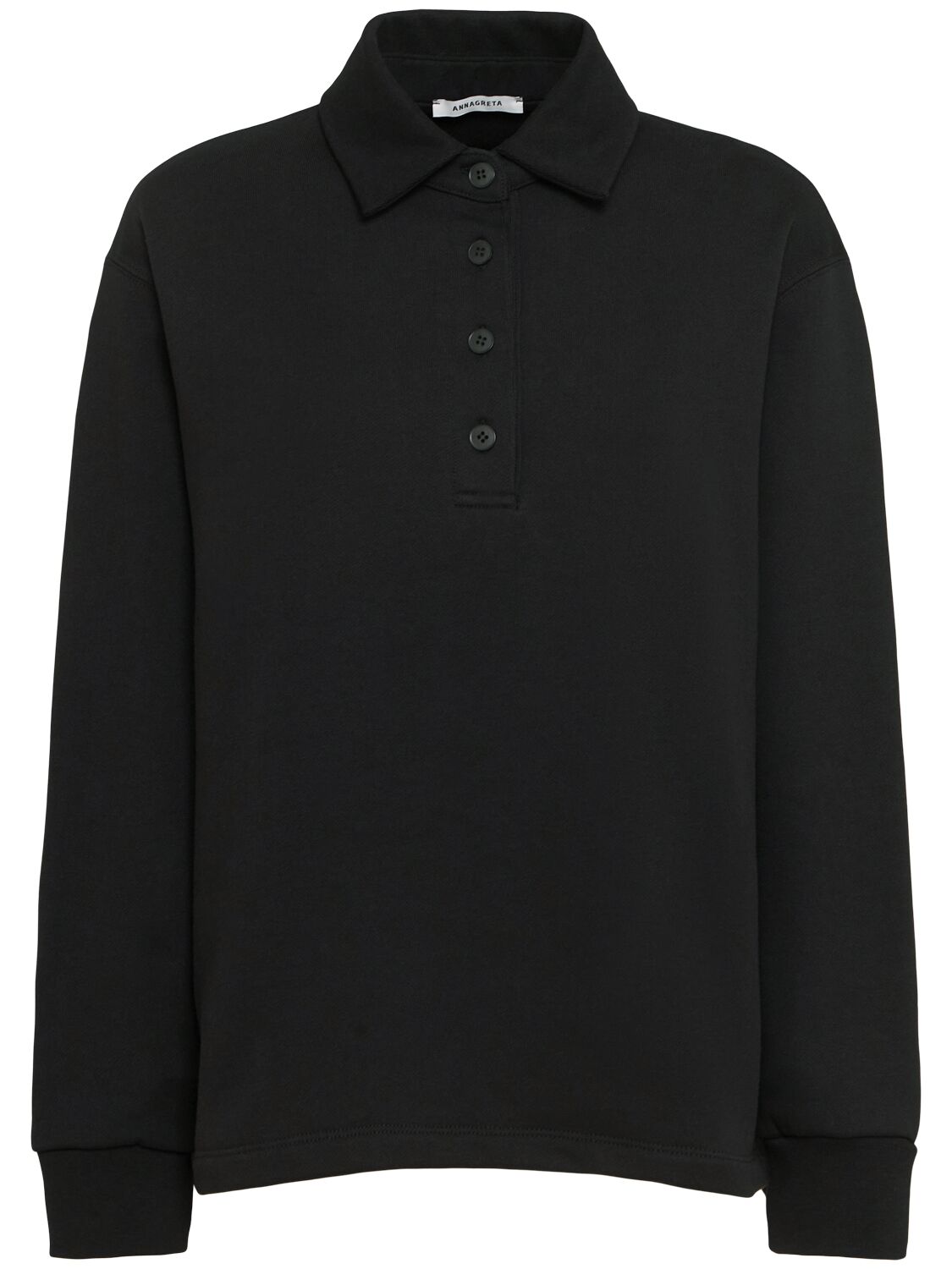 Florence Cotton Polo Sweatshirt
