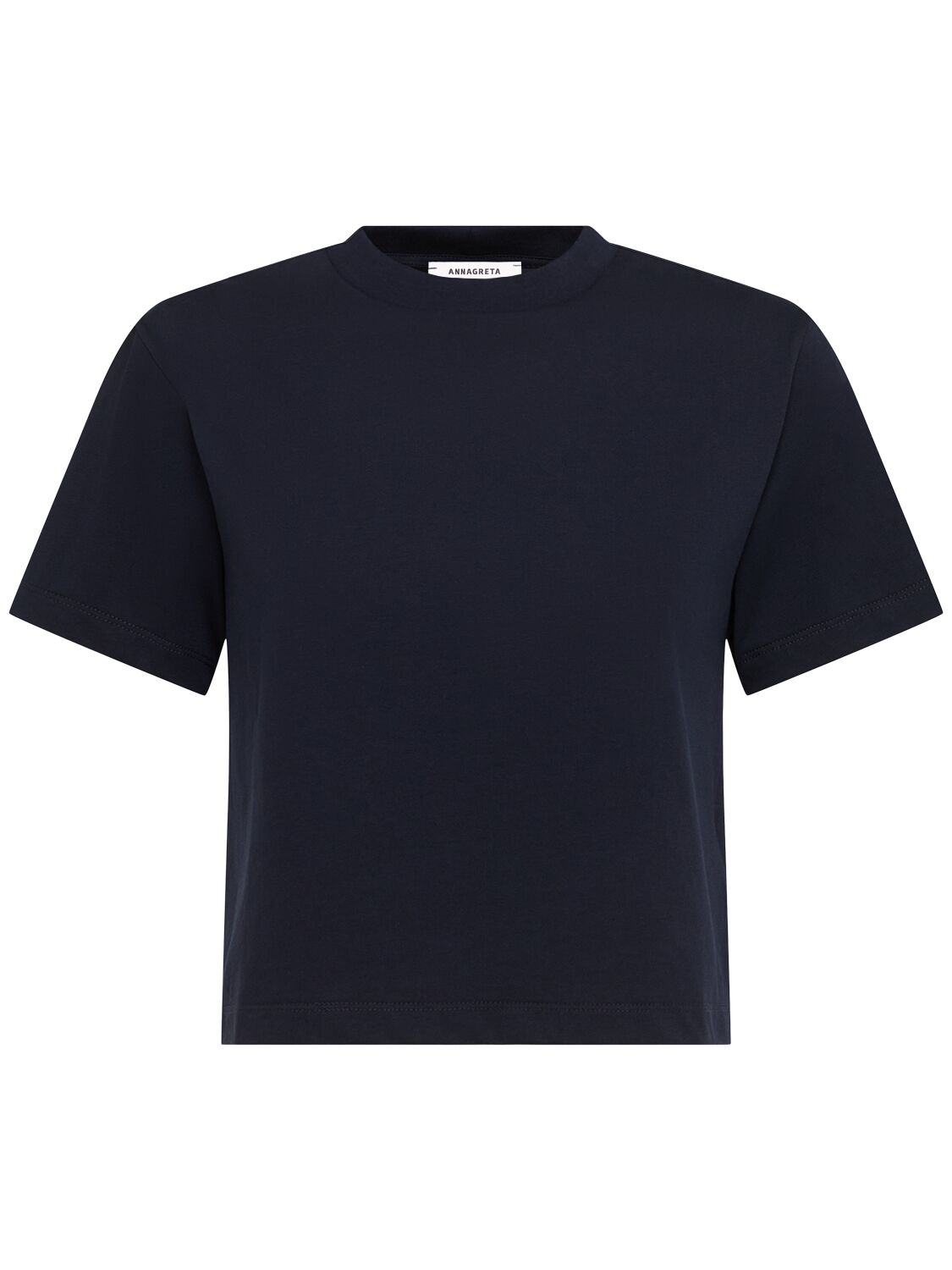 T-shirt Cropped Greta In Cotone